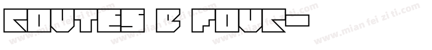 Routes B Four字体转换